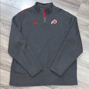 NWOT Under Armour University of Utah quarter zip